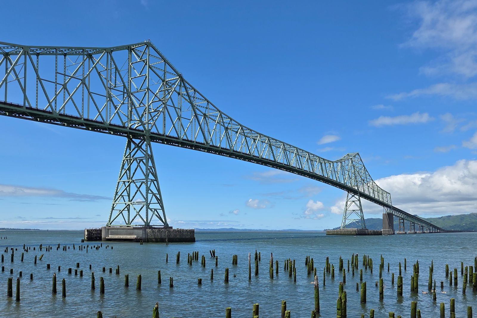 Astoria-Megler Bridge over the Columbia River at Astoria, the westernmost of the Columbia river cruise ports